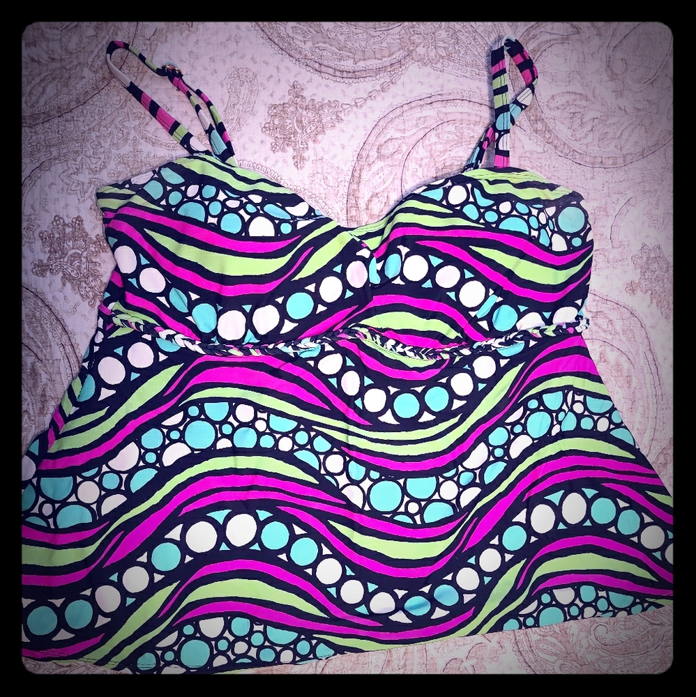 Plus size tankini top